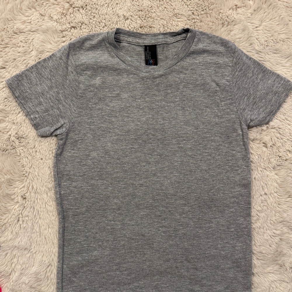 Gray Short Sleeve Kids Tee